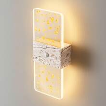Modern Crystal Motion Sensor Wall Lamp, LED Smart Sensor Acrylic Wall Light, Wireless LED Wall Lamp, Battery-Powered Night Light, Adjustable Color Temperature And Brightness, Suitable For Hallways, Bathrooms, Bedrooms, Home Decoration, Living Room - Square Multicolor - View 8