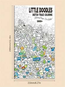 Stress Relief Doodle Book, Featuring Exquisite Doodle Patterns For You To Trace And Color, Designed To Provide A Creative Outlet For You, Whether You Are An Art Enthusiast Or Someone Looking For Ways To Relieve Stress - A - View 8