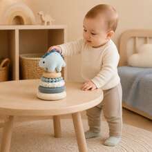 Mainan Menara Susun Beruang, Mainan Susun Sortir Bayi, Keseruan Susun Beruang, Tekstur Berbeda Memperkaya Indera Bayi, Menarik Perhatian Bayi, Hadiah Natal, Halloween, Ulang Tahun - MultiWarna - View 8
