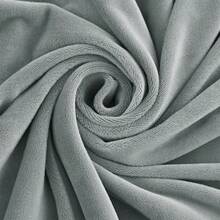 1pc Solid Color Silver Fox Velvet Full Coverage Elastic Sofa Cover, Soft And Cozy Knitted Texture, Snug Fit To Furniture Contour, Machine Washable, Creates Comfortable Living Room Home Atmosphere All Season - Light Grey - View 6