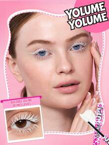 MISSLYN 1Pc Volume Up Dramatic Volume Mascara, Volumizing, Lengthening, Curling, Waterproof, Long-Lasting, High-Pigment,Dramatic Look, Smooth Texture, White Eye Contact,Ideal For Girl & Women,For Commute,Parties, Halloween Makeup, Perfect For Y2K - #5 - View 5