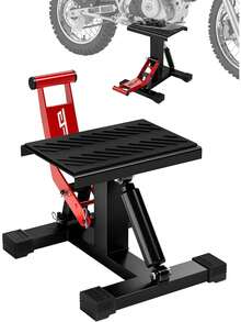 Off-Road Motorcycle Stand, 1000 Lbs Capacity, Hydraulic Motorcycle Lift Table, Adjustable Height, Perfect For Electric Off-Road Motorcycles, Small Motorcycles Maintenance And Repair Accessories. - A - View 9