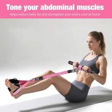 Yoyoapple Upgraded Multifunction Pedal Resistance Band With Handle, 3 Tube Adjustable Resistance Bands, Full Body Fitness Exercise Equipment For Abdomen, Waist, Arm, Core/ABS, Leg, Physical Therapy - Multicolor - View 4