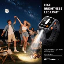 Blackview 具備 GPS 定位的智慧手錶，IP68 防水男女通用智慧手錶，適用手機/Android，健身手錶附心率監測、睡眠追蹤、計步器、卡路里計數、血壓監測，送給男士/女士的手錶禮物 - 查看 10
