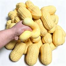 Crunchy Peanut Stress Ball, Soft And Squishy, Crispy Sensation Squeeze Ball, Stress Relief Toy, ASMR Sensory Fidget Toy, Suitable For Adults, Birthday Gift, Holiday Gift, Perfect Gift. Batch Color Variation Is Normal (Random Packaging) - Multicolor - View 9