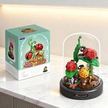 1 Set Insect Building Blocks Small Particles Assembly Desktop Decoration, Suitable For Teenagers And Adults Aged 14 And Above, Birthday Gift, Christmas Gift, Valentine's Day Gift - Multicolor - View 8