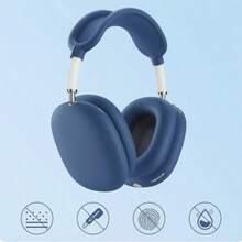 Silicone Full Protective Case Cover Set Compatible With AirPods Max, Headband Cover + Ear Cups Shells + Ear Pad Sleeve, Anti‑Scratch Anti‑Dust Soft Silicone Headphone Accessories - Multicolor - View 4
