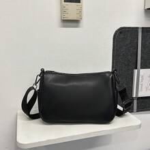 Tas Mini Ringan dari Nilon, Tas Selempang Kasual Minimalis dengan Banyak Kantong - MultiWarna - View 2