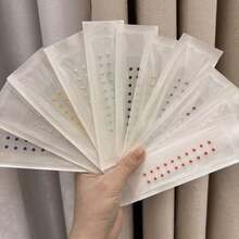 20pcs Ear Care Acupuncture Auricular Disposable Ear Stickers Massage Therapy Needle Patch Auricular Auriculotherapy Acupoint - Multicolor - View 2