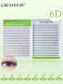 New Fan Shape Pre-Made Dense Lash Extensions, 3D/6D/9D/10D/20D/30D, 8-15mm Mixed Length, D Curl, Fine Base, Handmade Dense Pre-Made Lash Extensions - D - View 3
