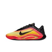 Nike A'One Comfortable Versatile Basketball Shoes Unisex Red/Yellow - Yellow - View 16