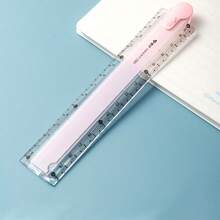 3pcs/1pc 30cm Colorful Transparent Flexible Foldable Ruler, Bendable Durable Plastic Ruler With Clear Markings, Portable Multi-Purpose Drawing Stationery, Suitable For Sketching, Drafting, Homework And Daily Office, Back To School Season Gift, Back To School/Back To School Season/Halloween/Christmas Essential (Random Style And Color, Due To Different Production Batches, Some Rulers May Have Small Black Text, Some May Not, Randomly Sent) - Multicolor - View 23