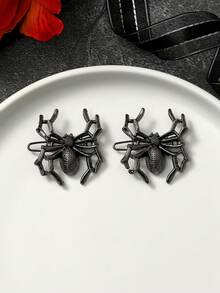 2pcs Halloween Creative Spider Frog Snap Hair Clips For Women - Multicolor - View 3