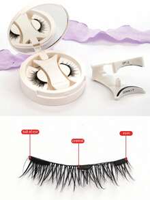 Lightweight & Long Wispy Magnetic Lash Clusters, Segmented Small Tufts For Customizable Application, Wear Individually Or Combine Freely, Adjustable Length & Position According To Your Needs - View 7