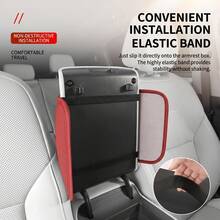 3PCS Embossed PU Leather Car Interior Accessories, Includes 1 Armrest Pad + 2 Shoulder Covers, Dual Storage Pockets Or No Storage Pockets Optional, All Season Use, Durable And Anti-Slip, Holiday Gift, Suitable For Most Vehicles - Armrest Shoulder Pad Cover - View 7