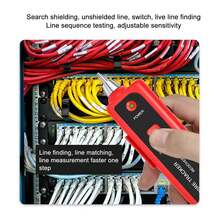 Probador de Cables de Red RJ11 RJ45 y Buscador de Cables Portátil Identificación rápida y precisa de fallas. Diseño ergonómico y compacto para redes, telefonía y mantenimiento. - A - Ver 4