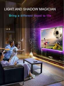 LED Strip Lights - USB RGB Strip Lights With TV LED Backlight, Glow LED Lights. Supports 24-Key APP Control, Suitable For Home, Bedroom, Christmas Parties, And Holiday Wall Decoration Night Light Illumination. - 24-key-aPP Control - View 7