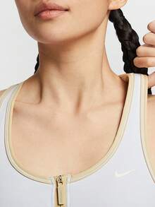 Nike Women's Summer New Medium Support Zip Sports Bra HV4878-085 - HV4878-085 - View 3