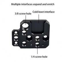 1/4" 3/8" Hole Cold Shoe Stabilizer Extension Plate Adapter For Ronin RS3/RS2/RSC2/SC/S Gimbal, Aluminum Alloy - View 5