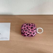 Casing Pelindung Earphone Gaya Eropa & Amerika Motif Macan Tutul Transparan 7 Warna dengan Cincin, Kompatibel untuk AirPods 5 New Pro 3, Pro 2/Pro, Apple 4, Minimalis 3, Personalisasi Generasi 1/2, Lucu untuk Perempuan, Casing Earphone Musim Semi/Panas, Hadiah Ulang Tahun/Hadiah Liburan - MultiWarna - View 50