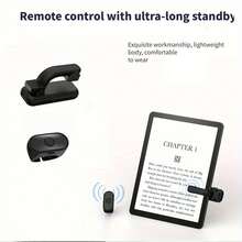 Remote Page Turner For Kindle Paperwhite Oasis Scribe E-Book Readers, Compatible With IPad Tablets, Remote Trigger For Page Turning, Photo Taking, Video Recording - View 2