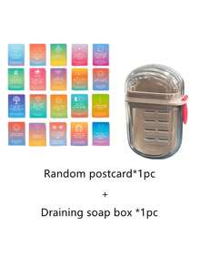 High-Quality Draining Soap Box, Portable With Lid Design - Leak-Proof Travel Soap Box, Transparent Lid For Easy Identification, Lightweight And Hygienic, Suitable For Camping, Gym, Bathroom, Kitchen - Bathroom Soap Box (Random Style) - Multiple Styles - View 9
