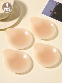 1/2 Pairs Women's Reusable Silicone Breast Lift Pads, Invisible Self-Adhesive Breathable Liners, Suitable For Backless Dresses, Weddings, Parties And Daily Wear - Multicolor - View 12