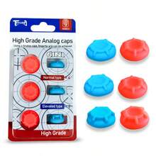 ForSwitch2xboxoneJoystickGamepad AccessoriesAnti-Slip Soft Silicone Double-Loop Protective Caps ThumbStick Grip Cap Cover - View 3