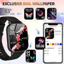 ZhiKexing 2026 New Smart Watch, Unisex - Wireless Call/SMS/Multiple Sports Modes/Remote Camera Control/260mAh Battery, Compatible With Android And IOS, USB Charging, Smart Connectivity, Modern Style, Clear Screen Display, Suitable For Men/Women/Friends/Lovers/Parents Holiday Gift, - View 3
