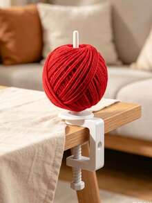 1pc Yarn Holder,Yarn Ball Winding Machine With Anti Slip Desktop Fixture, Knitting Winding Machine, Desktop Fixed Yarn Spool, Stable And Non Slip, Spool Winding Device For Desktop Storage,Suitable For DIY Embroidery, Craftsmanship, And Sewing - Multicolor - View 9