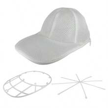 1 Set Hat Washing Rack For Washing Machine With Mesh Bag Baseball Cap Cleaning Device Protective Washing Frame Hat Storage Organizer Cap Wash Cover/Cleaning Protector Suitable For Washing Various Hats - Multicolor - View 7