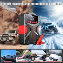 Arrancador de Batería para Auto 10000A Portátil, Compresor de Aire 150 PSI con Power Bank 40000mAh, Inflador Inteligente con Pantalla LED para Coche, Moto y Vehículos - Negro - Ver 8