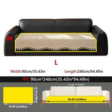 1PC French Pastoral Style Chenille Jacquard Sofa Cushion, Four-Season Universal Non-Slip Irregular Edge Tassel Decorative Seat Pad, Suitable For Sofa Protection & Decoration, Dustproof & Durable, Easy To Maintain, Pet Dirt-Resistant, Machine Washable - Beige - View 15