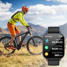 2026 New Smart Watch, Unisex - Wireless Call/SMS/Multiple Sports Modes/Remote Camera Control/260mAh Battery, Compatible With Android And IOS, USB Charging, Smart Connectivity, Modern Style, Clear Screen Display, Suitable For Men/Women/Friends/Lovers/Parents Holiday Gift, - View 3