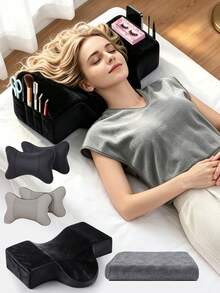 High Rebound Memory Foam Eyelash Pillow - Multicolor - View 6