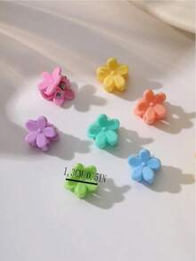 20/30/40/50/100pcs Kids Random Color Macaron Mini Hair Clips, Simple Versatile Daily Wear Hair Accessories - Multicolor - View 11