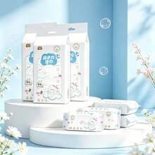 Adult Daily Cleaning Care Wet Wipes, Small Pack Travel Size, Portable Cleaning Wet Wipes, Small Pack Pull-Out Cleaning Wet Tissues, Back To School Daily Cleaning Essentials - Multicolor - View 2