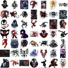 Hasbro 54pcs Venom Personalized Marvel Movie Stickers, Waterproof Decorative Decals For Planner, Skateboard, Luggage, Phone Case - Multicolor - View 5