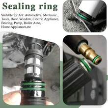 Set O-Ring 595 buah, Bulat, Cocok untuk AC Mobil, Kompresor, dan Penyegelan Pipa Profesional, Alat Perawatan dan Perbaikan Mobil/Pipa yang Tahan Lama, Pilihan Ideal untuk Para Profesional - Beraneka warna - View 3