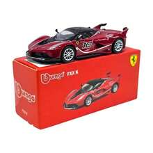 Burago 1:64 比例合金模型車 Ferrari FXX K 紅色，創意口袋車模型玩具，裝飾與禮品 - FXX K-Red - 查看 5