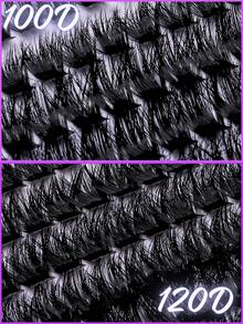 640 Clusters European & American Style Clump False Eyelashes Book, 8-16mm (0.31-0.63 Inches) Mixed Length Design, Segmented Eyelash Set, Multi-Length Combination For Natural Voluminous Layered Eye Makeup, Soft And Lightweight Lash Bundles To Enhance Eye Dimension, Suitable For Cat Eye, Manga Eye, Girl Group Style And European & American Style Makeup, Naturally Enlarges Eyes, Perfect For Beginners' Daily Eyelash Styling - D - View 7