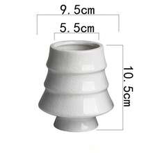 Creative Christmas Tree-Shaped Ceramic Succulent Planter For Gardening, European-Style Small Orchid Pot For Balcony Green Plants - Christmas Tree Stand - View 13