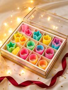1pc Mini Spring Party Favor, Colorful Spring Coil, Mixed Colors, Heart And Star Shapes, Spring Rainbow Stress Relief Spring Coil, Perfect For Sock Fillers, Suitable For Carnival Prizes, Birthday, New Year And Christmas Gifts (Random Shape) - Multicolor - View 5