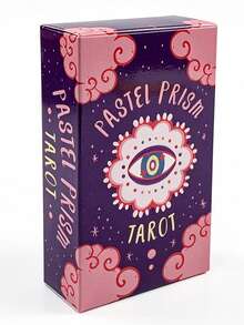 1 BoxPastel Prism Tarot 78 Cards A Divination Set Full Of Childlike Innocence And Fantasy Elements,Spiritual Gift,Suitable For Beginners And Enthusiasts - Multicolor - View 11