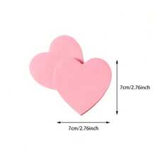 200 Sheets Multicolor Heart-Shaped Stickers, Cute Self-Adhesive & Removable Stickers For Office And School (50 Sheets Per Book) - one-size - View 3