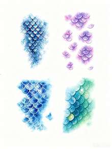 5/10/15/20pcs Mermaid Scale Temporary Tattoo Sticker Set, Colorful Glitter Gradient Fish Scale Realistic Tattoo Face Makeup, Waterproof And Sweat-Resistant, Suitable For Summer Pool, Halloween Cosplay, Party Gifts, For Women And Girls. Mermaid Scale / Fish Scale / Siren Tail Tattoo / Rainbow Gradient / Delicate Pearlescent Texture / Temporary Tattoo / Full Arm Realistic Tattoo Stickers, Dazzling Gemstone Rhinestone Waterproof Long-Lasting Temporary Tattoo Stickers For Women, Face Stickers - Multicolor - View 8