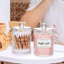 Cotton Swab Box With Lid Dust-Proof Makeup Pad Storage Box Dental Floss Box Toothpick Box - A - View 5