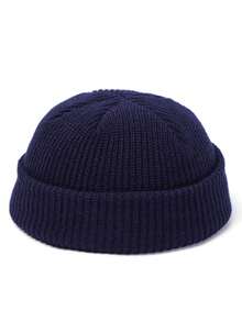 1pc Solid Color Casual Knit Fabric Beanie Hat Autumn Winter Essential Skull Cap Warm Unisex Couple Gift - A - View 12