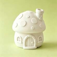 Dreamy Mushroom House Decorative Ornament, Cozy Fairy Tale Mini House, Desk & Entryway Decor, Healing Birthday Gift - 1PC - View 5