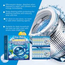 Washing Machine Cleaning Tablets - Foaming Deep Cleaning & Deodorizing Tablets, Suitable For Household Washing Machines - A - View 5